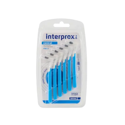 pdp-image-Interprox Plus Interdentale rager conical blauw