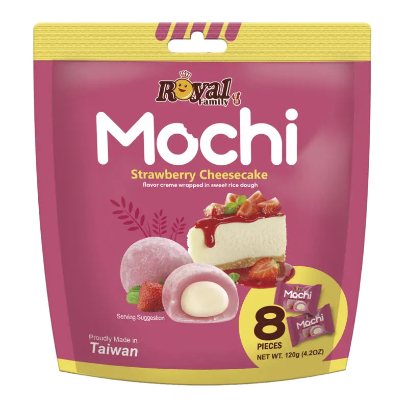 Royal Family Mochi strawberry cheesecake