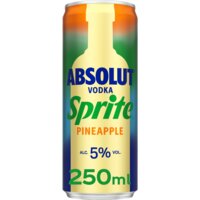 Een afbeelding van Absolut Vodka sprite pineapple