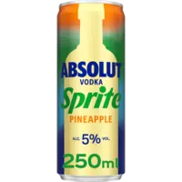 Absolut Vodka Sprite pineapple
