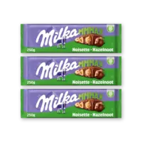 Milka Mmmax chocoladereep hazelnoot 3-pack