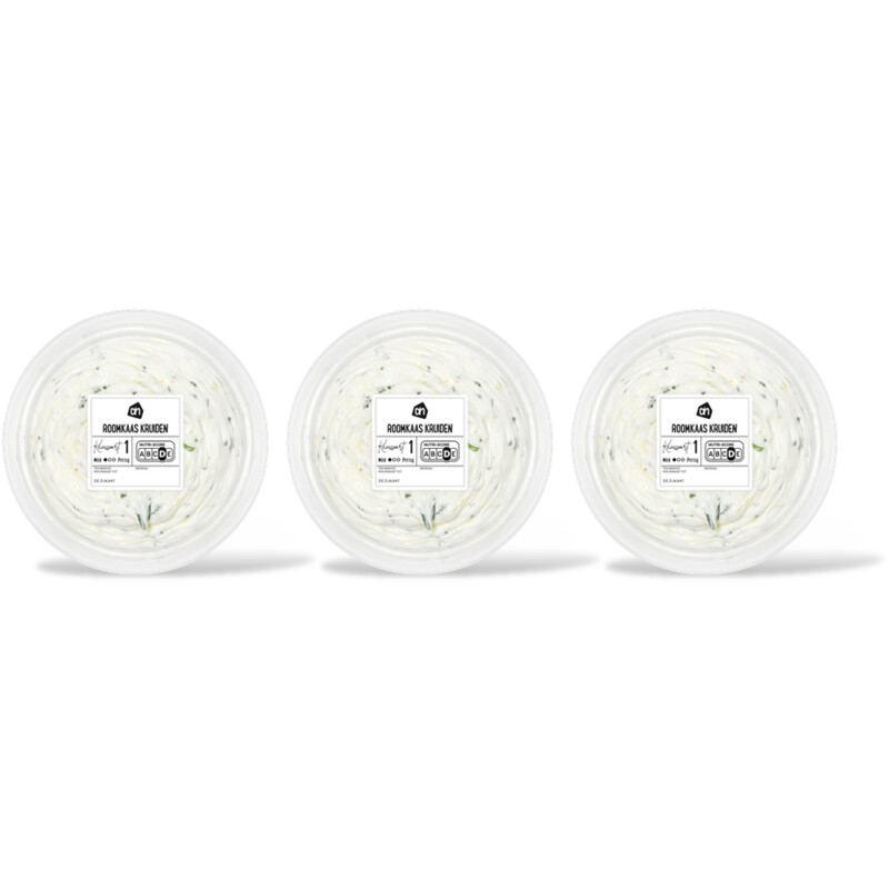 AH Verse roomkaas met kruiden 3-pack