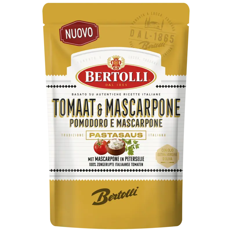 Bertolli Pastasaus tomaat & mascarpone