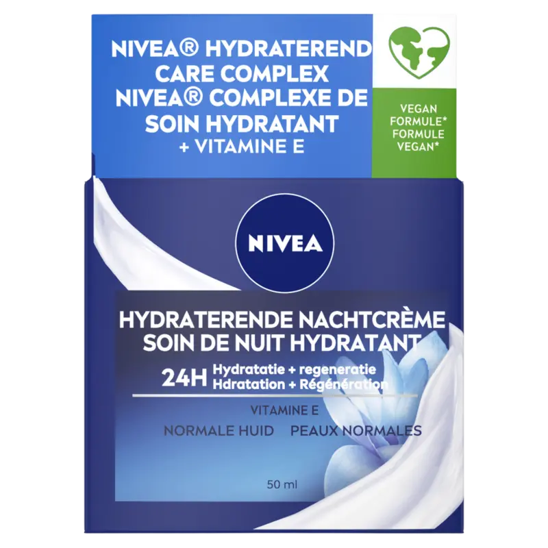 NIVEA Hydraterende nachtcrème normale huid