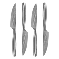 Boska Steakmessenset Monaco set 4 zilver