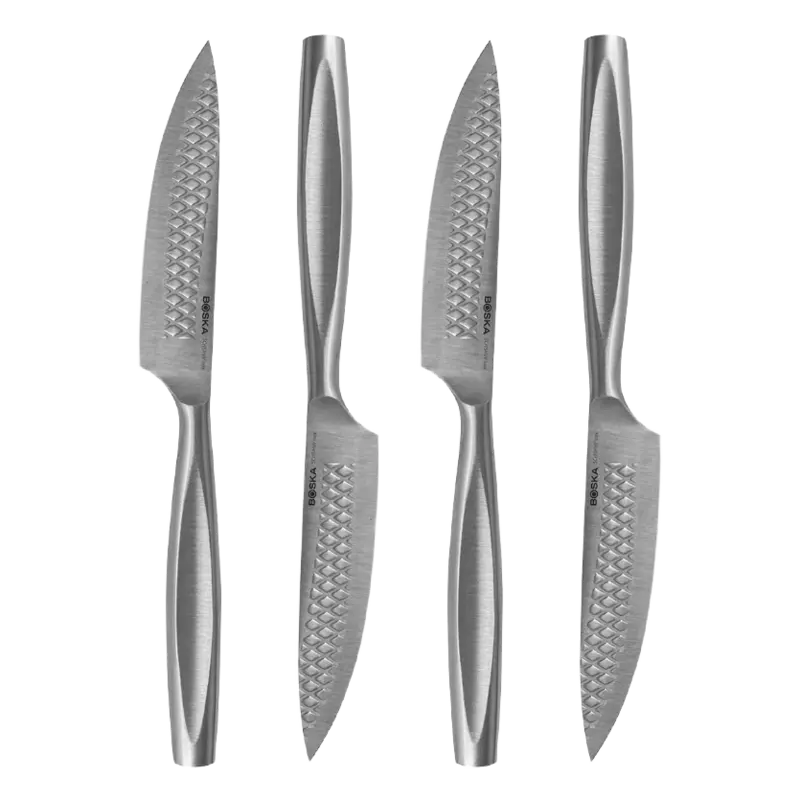 Boska Steakmessenset Monaco set 4 zilver