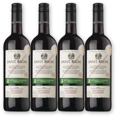 pdp-image-Saint roche Rouge Organic 4 flessen