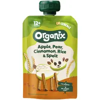 Organix Knijpfruit apple, pear, cinnamon 12m+