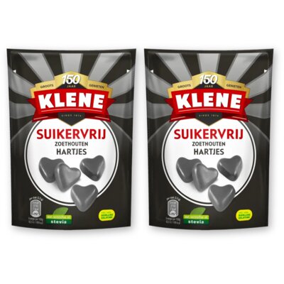 pdp-image-Klene Suikervrij zoethouten hartjes 2-pack