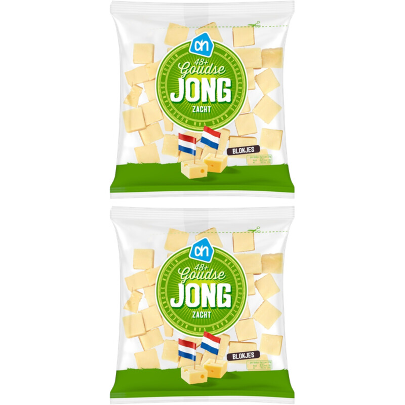 Een afbeelding van AH Goudse jong 48+ blokjes 2-pack