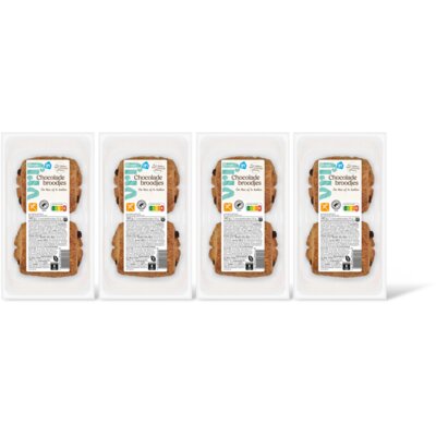 AH Glutenvrij Chocolade broodjes 4-pack