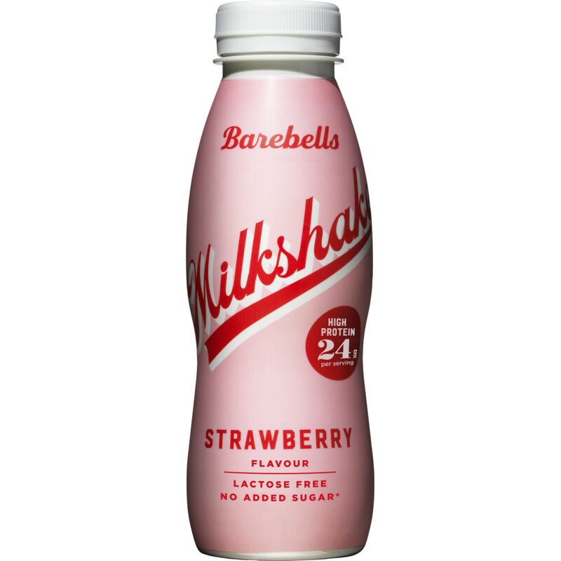 Een afbeelding van Barebells Milkshake strawberry
