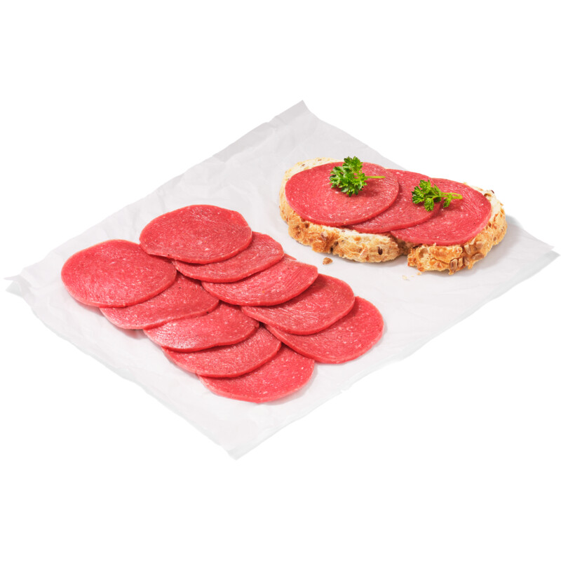 Een afbeelding van AH Biefstuk ossenworst plakjes
