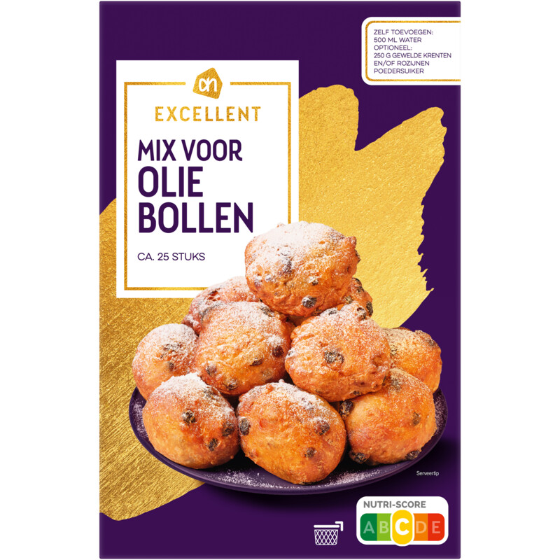 Een afbeelding van AH Excellent Mix voor oliebollen