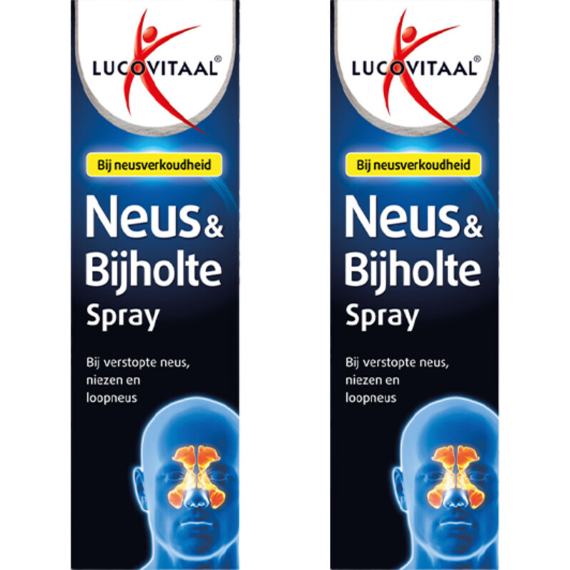 Een afbeelding van Lucovitaal Neus & bijholte spray 2-pack