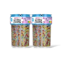 AH Bakfeest kleuren strooimix 4 vaks 2-pack