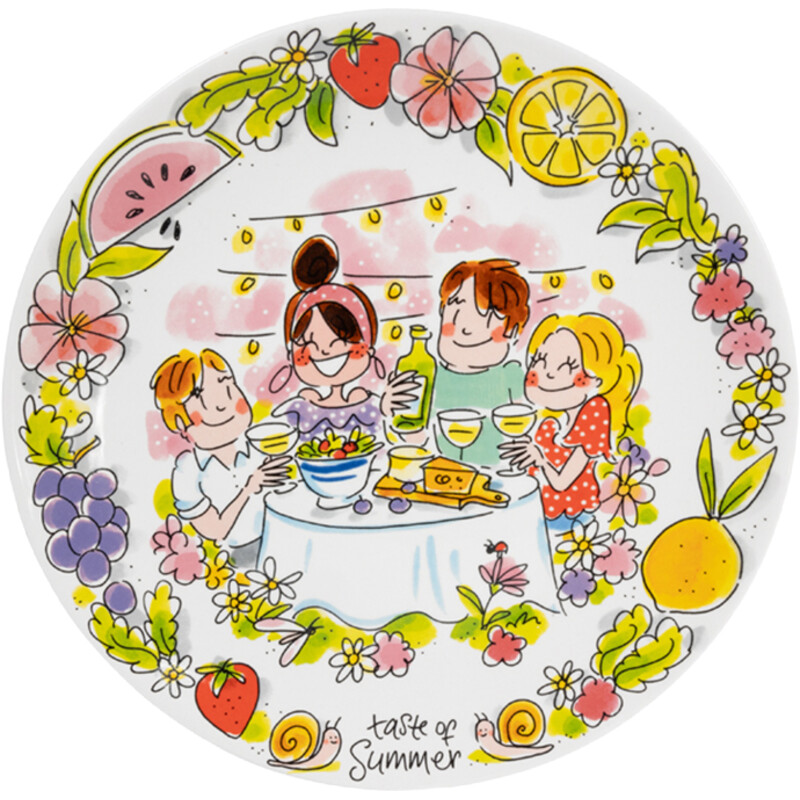 Een afbeelding van Blond Amsterdam Bord summer 26cm