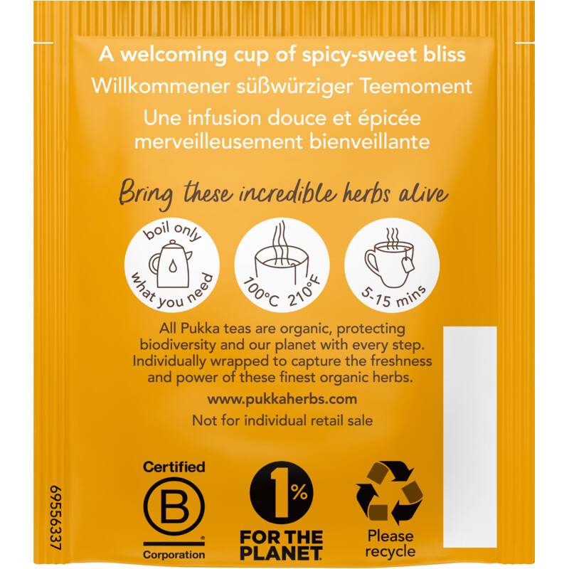 Een afbeelding van Pukka Lemon ginger manuka honey