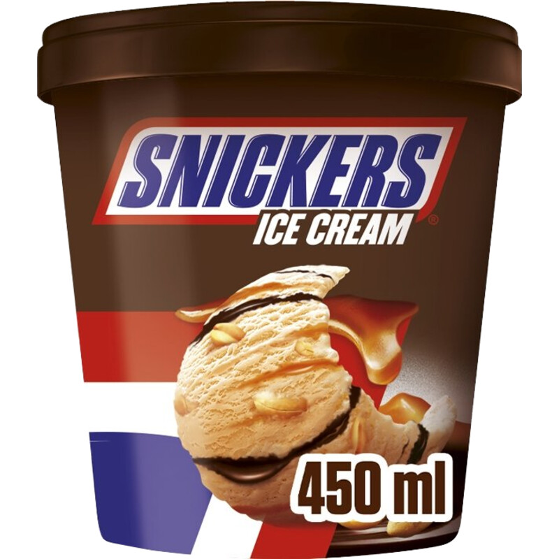 Een afbeelding van Snickers Ijs beker