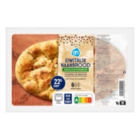 AH Eiwitrijk naanbrood knoflook koriander