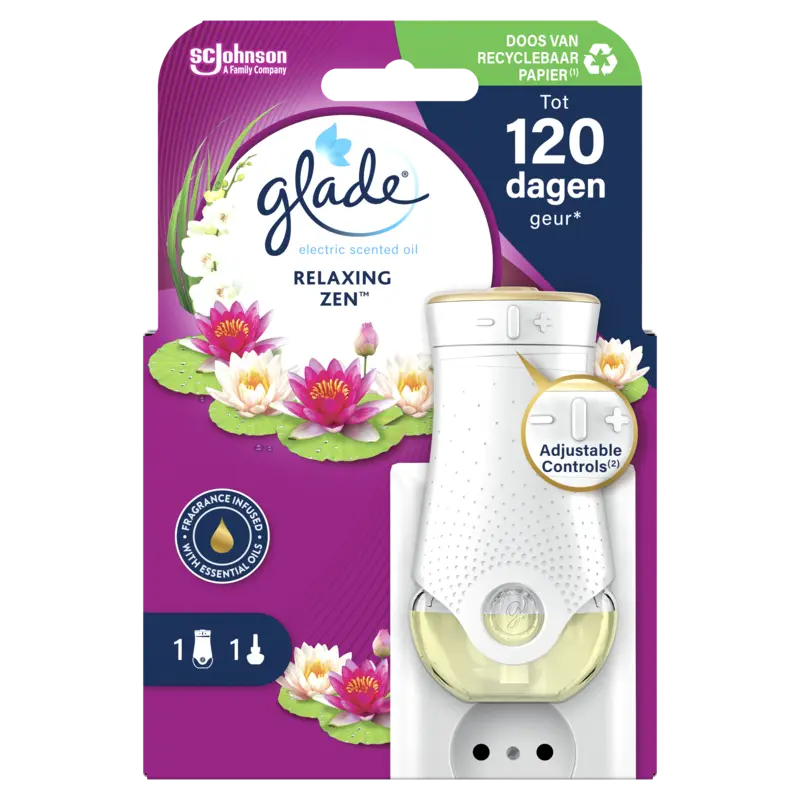Glade Electric scented oil houder relaxing zen