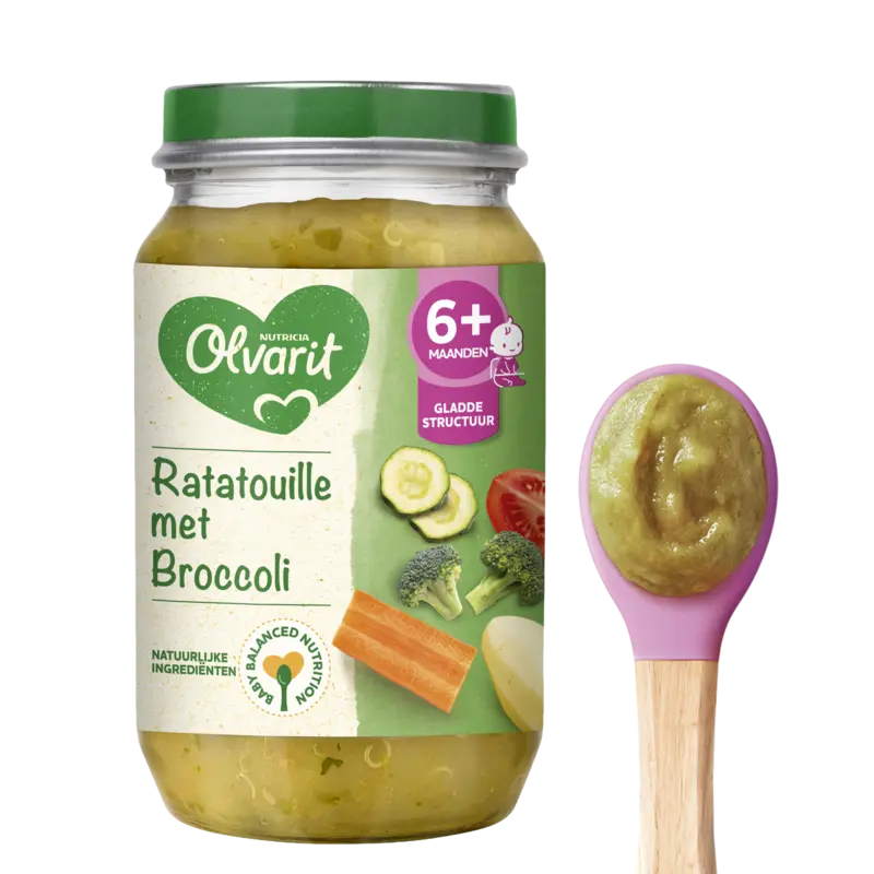 6+ Maanden Ratatouille Broccoli
