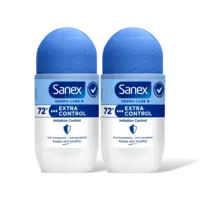 Sanex Derma care+ extra control roller 2-pack