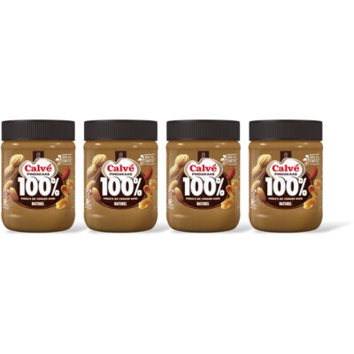 pdp-image-Calvé 100% Naturel pindakaas 4-pack