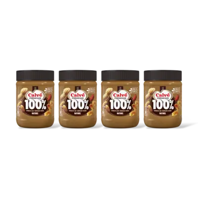 pdp-image-Calvé 100% Naturel pindakaas 4-pack