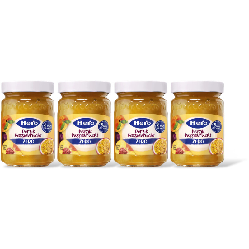 Hero Perzik passievrucht zero 4-pack