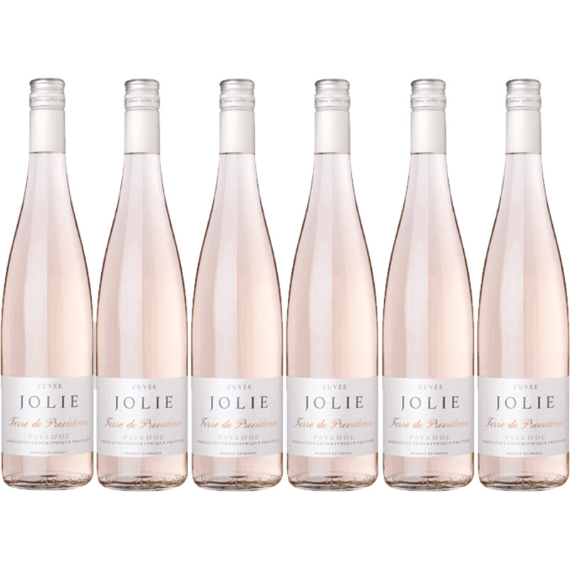 Een afbeelding van La Cuvée Jolie Terre de providence rose 6 flessen