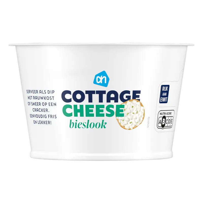 Cottage cheese bieslook