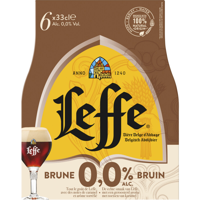 Leffe Bruin 0.0% 6-pack