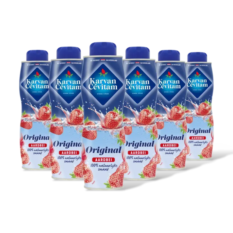 Karvan Cévitam Original aardbei siroop 6-pack