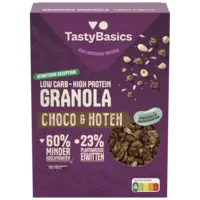 TastyBasics Low carb-high protein granola choco