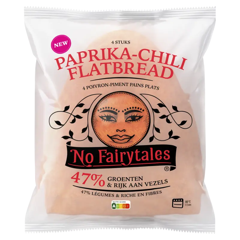 No Fairytales Paprika-chili flatbread