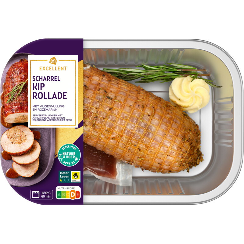 Een afbeelding van AH Excellent Scharrel kiprollade vijgenvulling