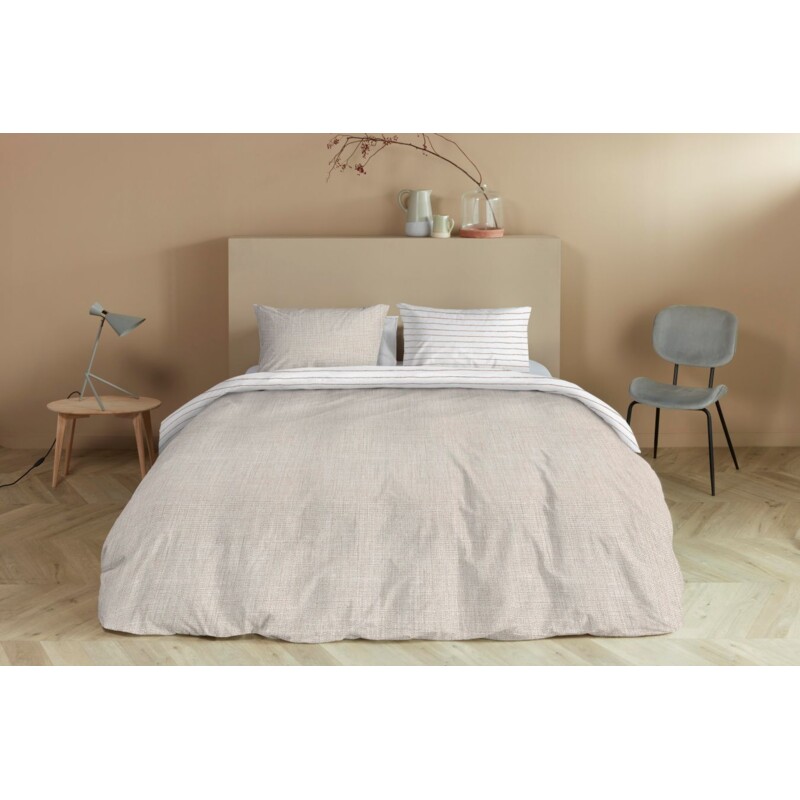Een afbeelding van Ambiante Dekbedovertrek Winston sand 240x240cm
