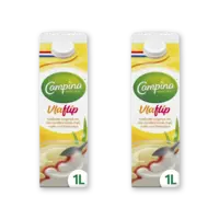 Campina Vlaflip vanille 2-pack