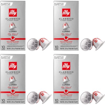pdp-image-illy Classico lungo capsules 4-pack