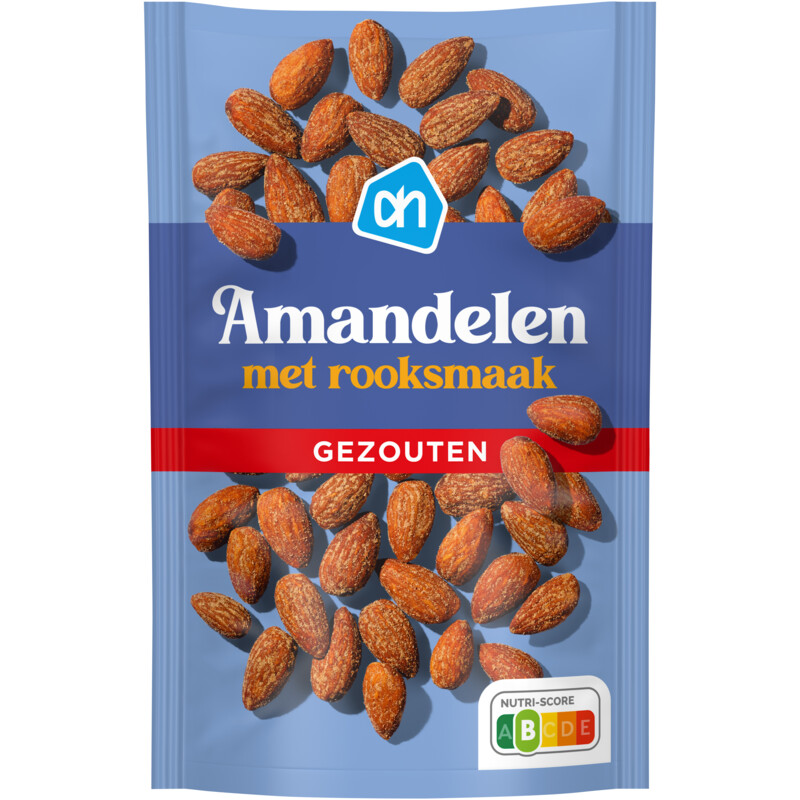 AH Amandelen met rooksmaak gezouten