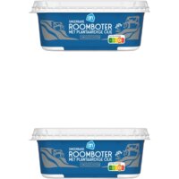 Een afbeelding van AH Roomboter plantaardig ongezout 2-pack