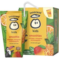 Een afbeelding van innocent Kids orange mango 4-pack