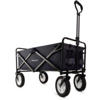 Een afbeelding van Lifegoods Foldable wagon 70 KG - Black