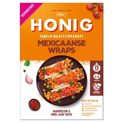 pdp-image-Honig Familie maaltijdpakket Mexicaanse wraps