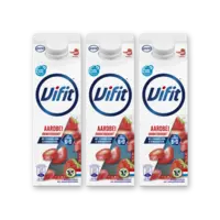 Vifit Drinkyoghurt aardbei 500ml 3-pack