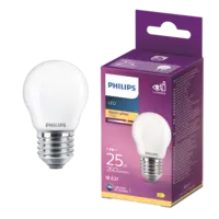 Philips Led fil kogel mat E27 25W