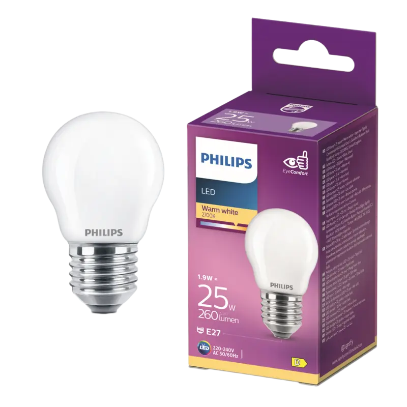 Led fil kogel mat E27 25W