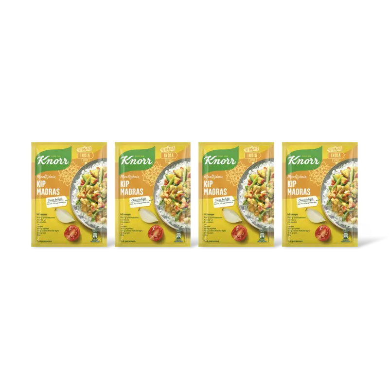 Knorr Maaltijdmix kip madras 4-pack