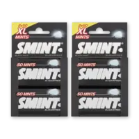 Smint Blackmint XL mints sugarfree 4-pack